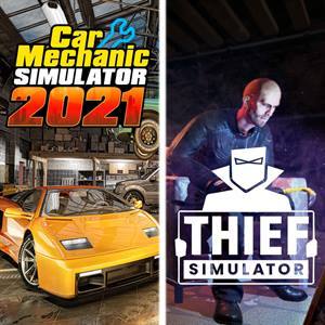 Car Mechanic Simulator 2021 & Thief Simulator