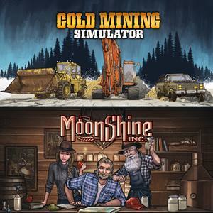Золотой и спиртовой набор: Золотая лихорадка (Gold Mining Simulator) и Moonshine Inc.