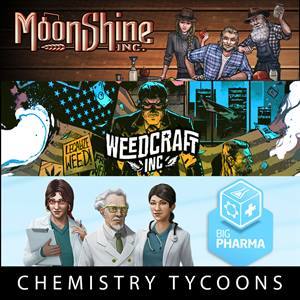 Weedcraft Inc + Moonshine Inc + Big Pharma — Chemistry Tycoons Bundle